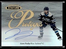 2020-21 UD Stature Proteges Autographs Liam Foudy #P-23