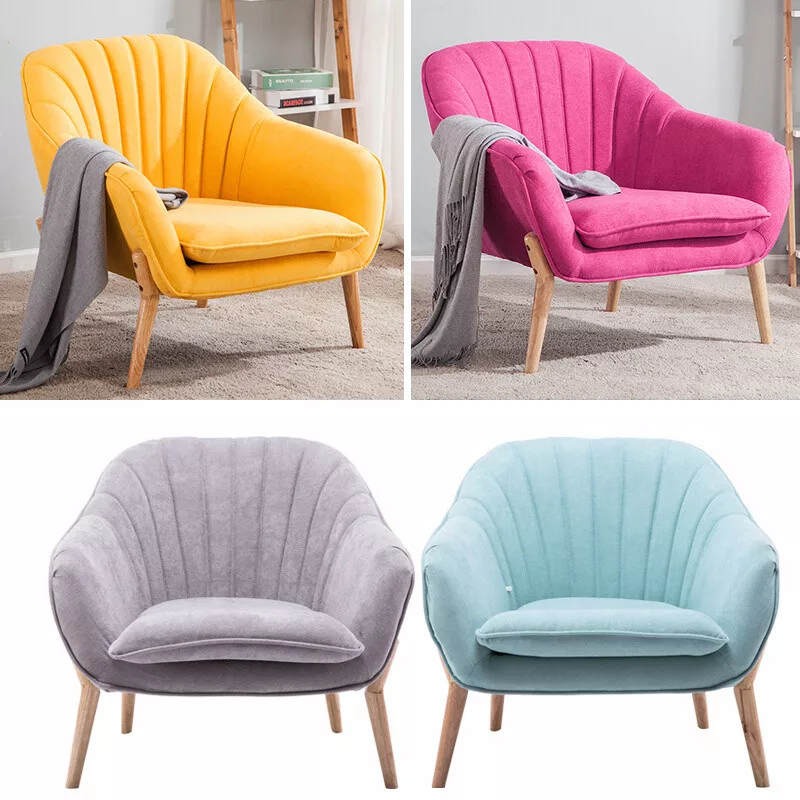 Upholstered Fabric Armchair Occasional