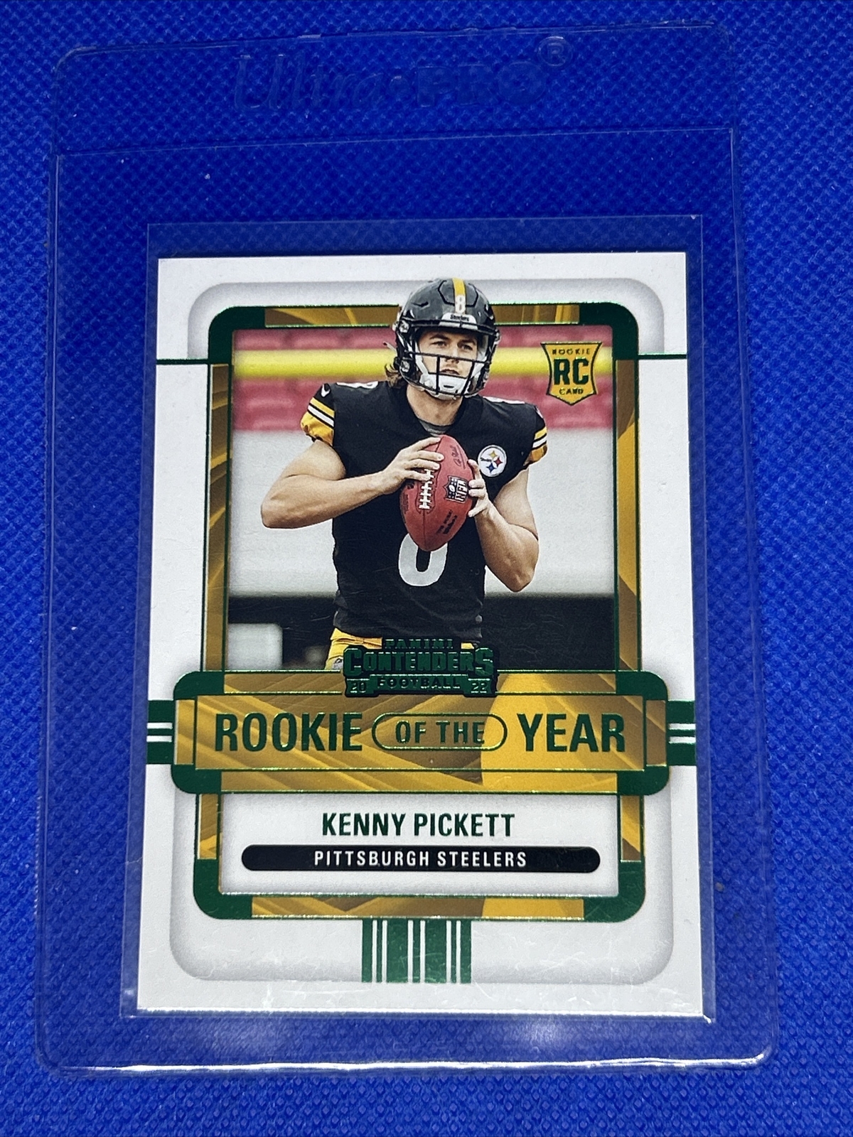 2022 Contenders Rookie Of The Year Kenny Pickett RC #ROY-KPI Pittsburgh Steelers