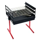 Charcoal Barbecue Grill Portable Outdoor Picnic Garden Party Fishing Compact BBQ