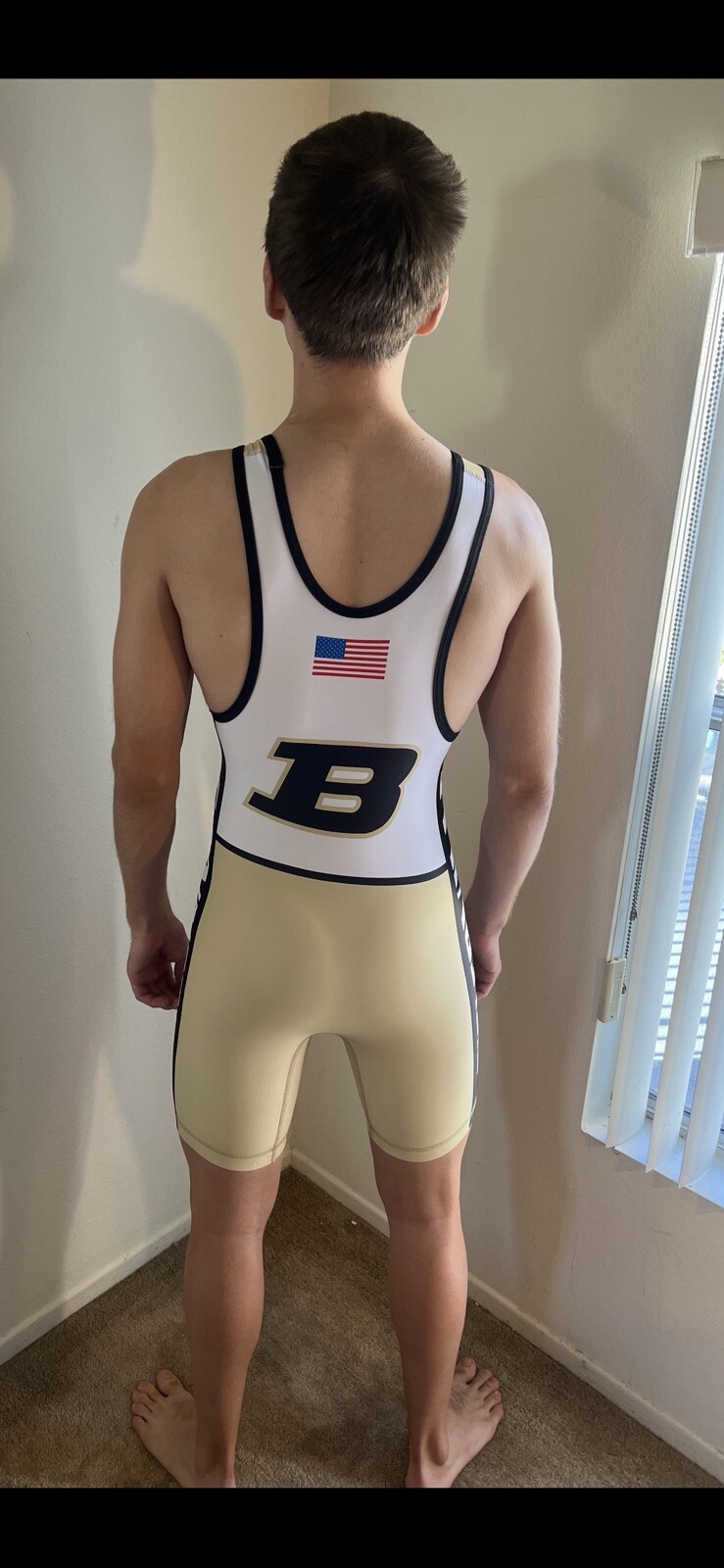 High School wrestling Uniform grappling singlet spandex Small Medium eBay