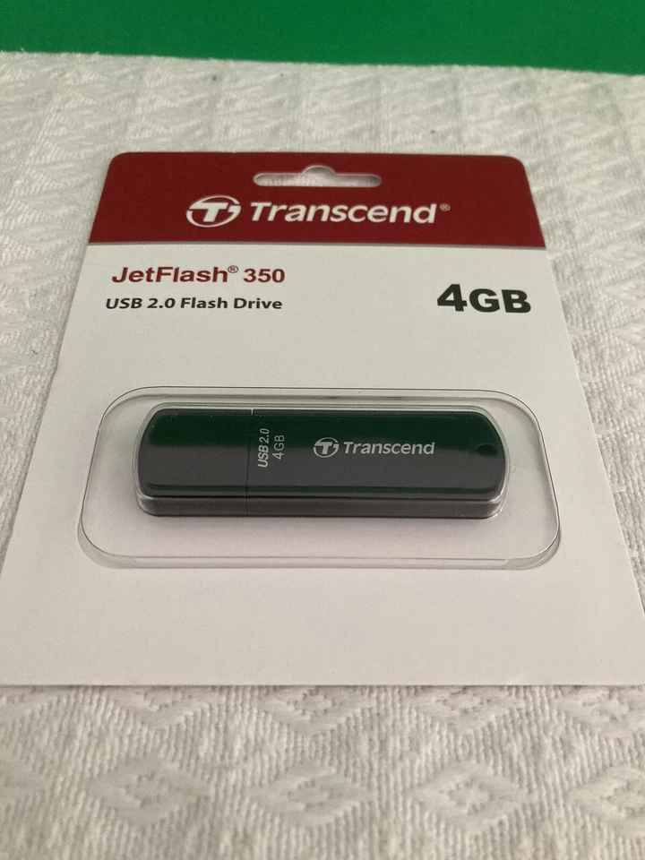 Transcend JetFlash 350 4 GB USB-Stick - Neuf Scelle - Photo 4/4