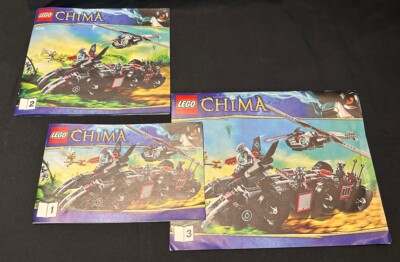 LEGO Legends of CHIMA Worriz's Combat Lair 100% Complete w/6