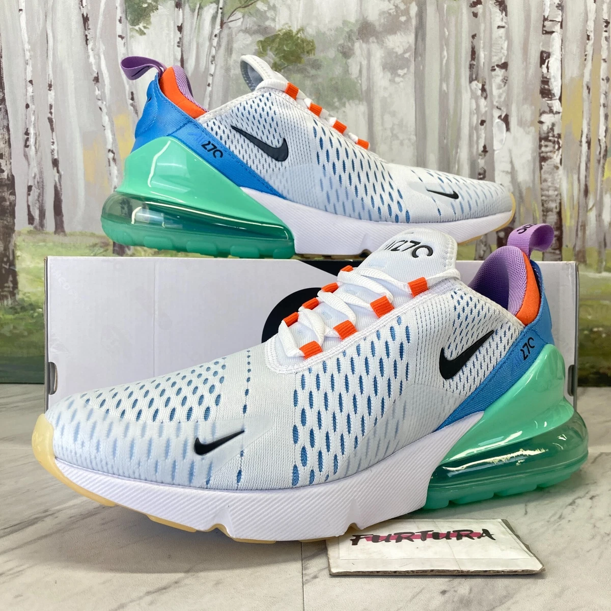 Air 270 shop blue and green