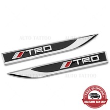 Set Trd Blade Racing Fender Badge Emblem Logo Side Marker For Toyota Sport Black Set Trd Blade Racing Fender Badge Emblem Logo Side Marker For Toyota Sport Black