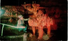 A-ragonite Wine Table Rock Cave MO Postcard unused (15806)