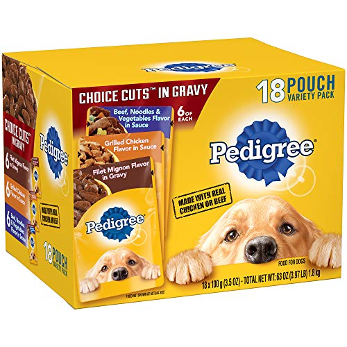pedigree choice cuts in gravy pouches