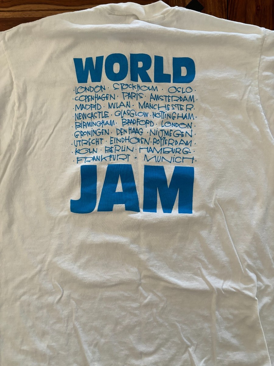 Pearl Jam 1992 World Jam XL Long Sleeve T-Shirt Concert Tour