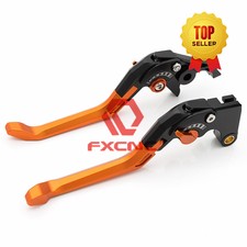 Palancas de embrague de freno plegables FXCNC 5D Aniti rombo para Benelli TNT125 2015-2016