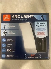 ARC LIGHT Motion Security Light Battery Operated Outdoor Rated Motion Activated 