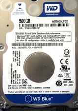 WD WD5000LPCX-00VHAT0 See description for DCMs Exact details 2.5" 500gb Sata