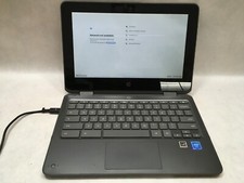 HP Chromebook X360 Lot of 4 Celeron 4 GB Ram 32 GB Storage Broken Screens- FT