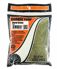Woodland Scenics  New 2024  Coarse Turf Bag  Burnt Grass  T62