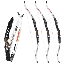 NIKA ARCHERY 64" Recurve Bows S2 ILF Bow Limbs Powerful Target Shooting 20-42lbs