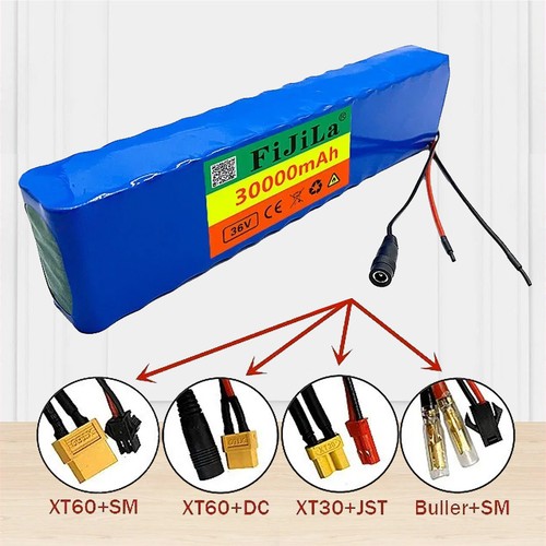 36V 30Ah High Power 10S3P Li-Ion Multi Plug Battery Pack For E-Bike E-Scooter - Picture 14 of 28