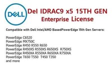 iDRAC9 X5 Enterprise License for Dell PowerEdge Gen 15th T150 T250 T350 T450