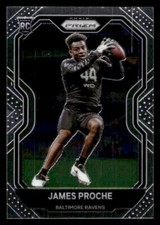 2020 Panini Prizm #382 James Proche Rookie Baltimore Ravens
