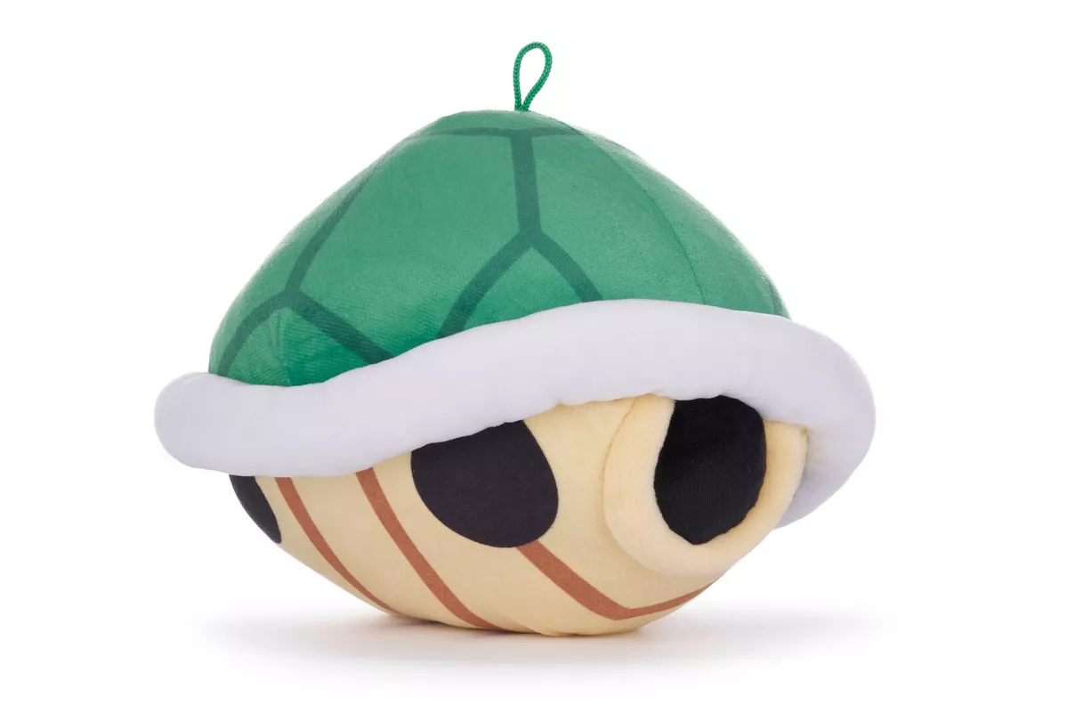 OFFICIAL NEW SUPER MARIO BRO 12 MARIO KART GREEN SHELL PLUSH SOFT