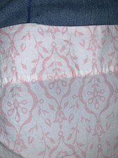 POTTERY BARN KIDS Twin Flat sheet Pink pattern
