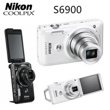 Nikon COOLPIX S6900 16.2MP Digital Camera 12x Optical Zoom English W/Battery