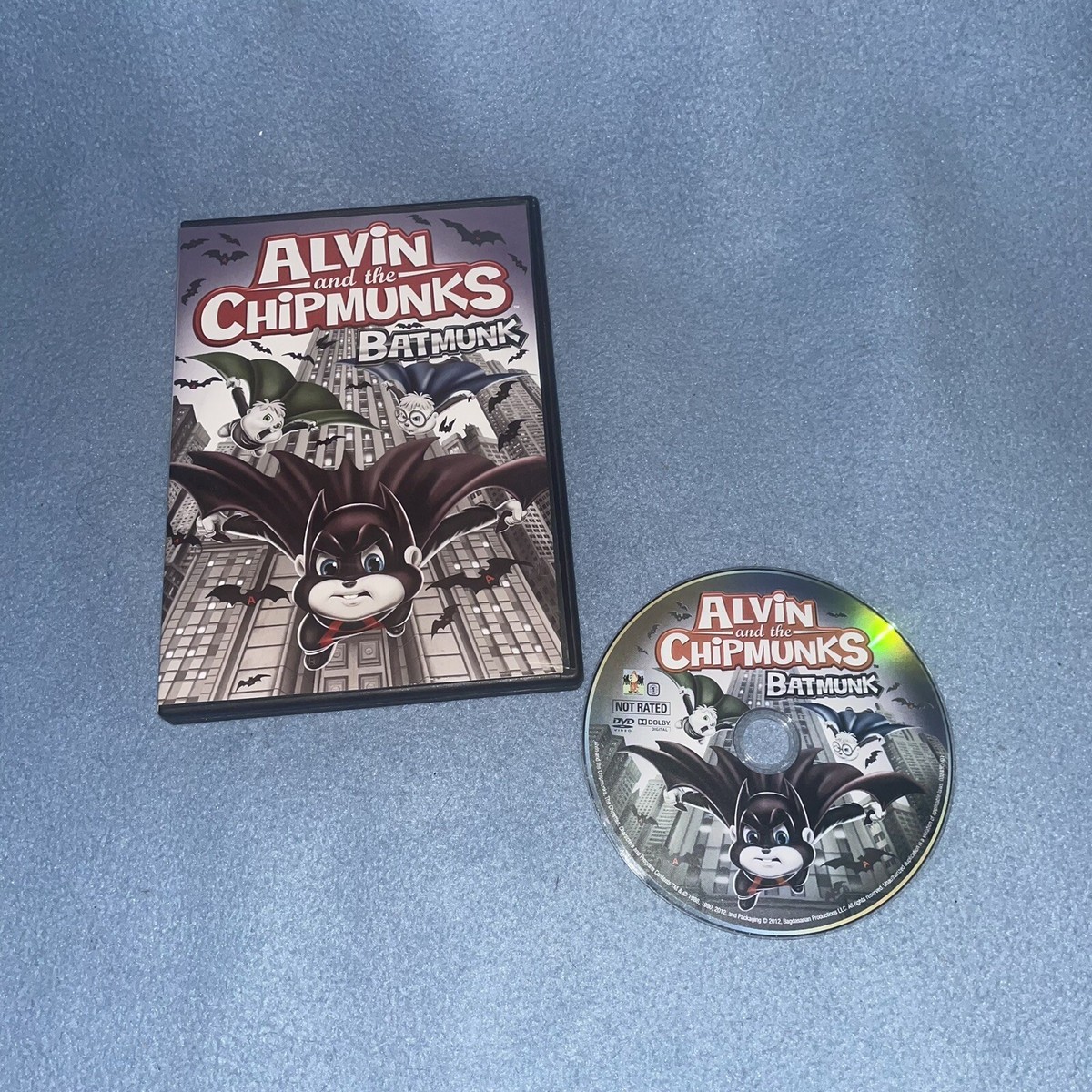 Alvin and the Chipmunks: Batmunk DVD 2012 Halloween Treasure