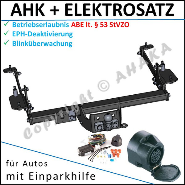 AHK & ES13 FüR Renault Master Kasten Bus 10- AnhäNgerkupplung Eph-Deaktivierung-image