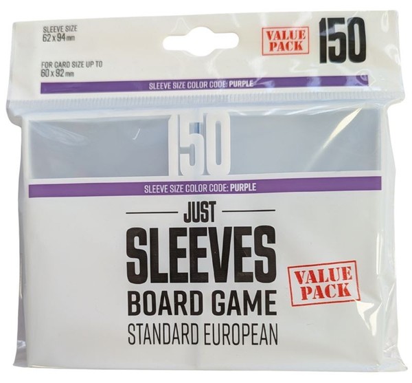 Gamegenic Just Sleeves - Standard EuropäIsches Wertpaket (150)-image