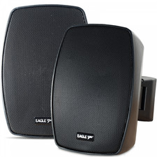 Image of Pair of 3" Wall Speakers Indoor Outdoor Waterproof 89dB Hi-Fi Loud 8 ohms / 100V