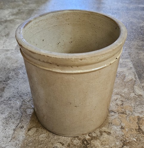 Macomb Pottery Crock Stoneware Jar No Lid - Picture 3 of 6