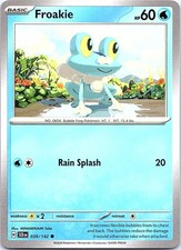 Froakie Stellar Crown 39/142 Common Pokemon Near Mint Pokemon Card
