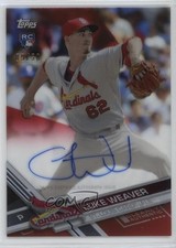 2017 Topps Clearly Authentic Auto Red /50 Luke Weaver #CAAU-LW Auto r9d