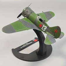 1:72 Soviet Polikarpov I-16 Fighter Aircraft Model Diecast Military Collection