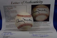 Billy Martin JSA LOA Autograph American League OAL Signed Baseball