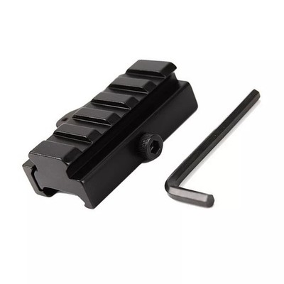 20mm Picatinny Riser Mount Adapter Schiene Schnellverschluss Abnehmbare Satz Neu
