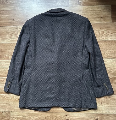 Ravazzolo Italy 50% Kaschmir 50% Wolle Sport Mantel Jacke Carlo Barbera Stoff 52R - Bild 2 von 19