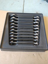 Snap-on 10pc Metric 12pt Flank Drive Plus Short Combination Wrench Set 10-19mm