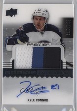 2016-17 Upper Deck Premier Rookie 115/299 Kyle Connor #75 Patch Auto 7b5