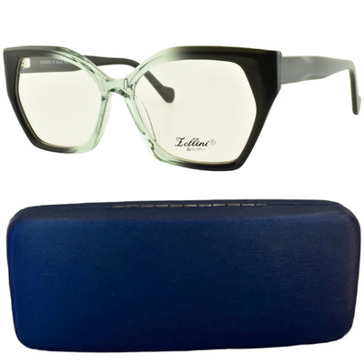 NEW!! ZELLINI LUNETTES YHX8146 C3 Black Teal Cat Eye Optical Frame Eyeglasses