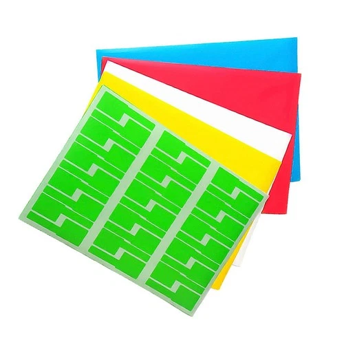 10 Pcs Cable Marker Tags Identification Creative Shape Labels Network Stickers