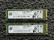 Lot of 2x Samsung PM981 256GB M.2 NVMe SSD MZVLB256HBHQ-000D1 MZ-VLB256A