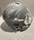 De’Von Achane Signed Dolphins Full sized Slate Replica Helmet Beckett BAS