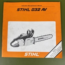 oem STIHL 032 AV Chainsaw Instruction-Owner's Manual
