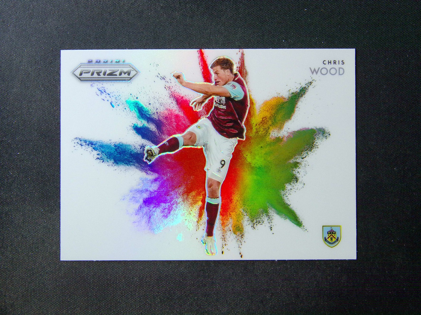 2020-21 Panini Prizm Premier League Chris Wood #7 RC Color Blast Case Hit SSP