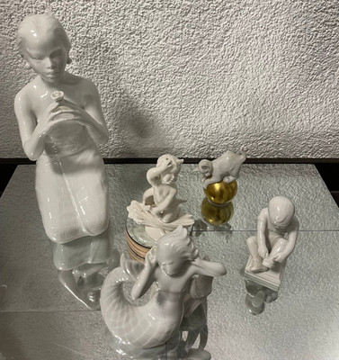 Rörstrand HARALD SOLOMON Rorstrand Mermaid Bali Girl Rosenthal Cat Goebel Baby