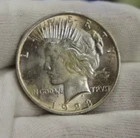 1923 US Peace Silver Dollar $1 Nice Unc (Toned)..
