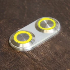 Daytona Billet Switch /YELLOW LED Illumination - Single Switch Johnny Law Motors