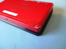 Nintendo 3DS Flame Red System w/Charger FREE Shipping!