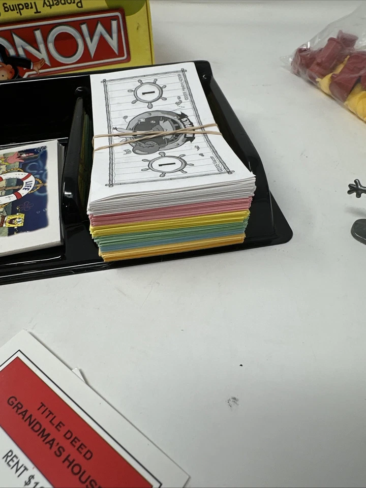 Hasbro Nickelodeon Spongebob Squarepants Monopoly Collectors Edition 2005 - Image 4 of 4