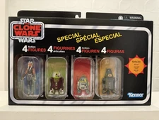 Star Wars Vintage Escape Order 66 4-Pack Ahsoka Tano R7-A7, CH-33P, RG-G1 Figure