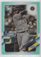 2021 Chrome NPB Nippon Professional Baseball Aqua Refractor Yusuke Ohyama 4f5